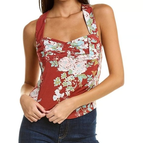 Free People Tops - Free People Ginger Snap Top in Cinnamon Combo